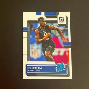 Kaiir Elam: Buffalo Bills, Cornerback 2022 Panini Donruss Football Rated Rookie